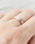 Bague moyenne Picotée 1.3mm