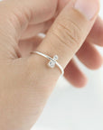 Bague avec deux pierres
