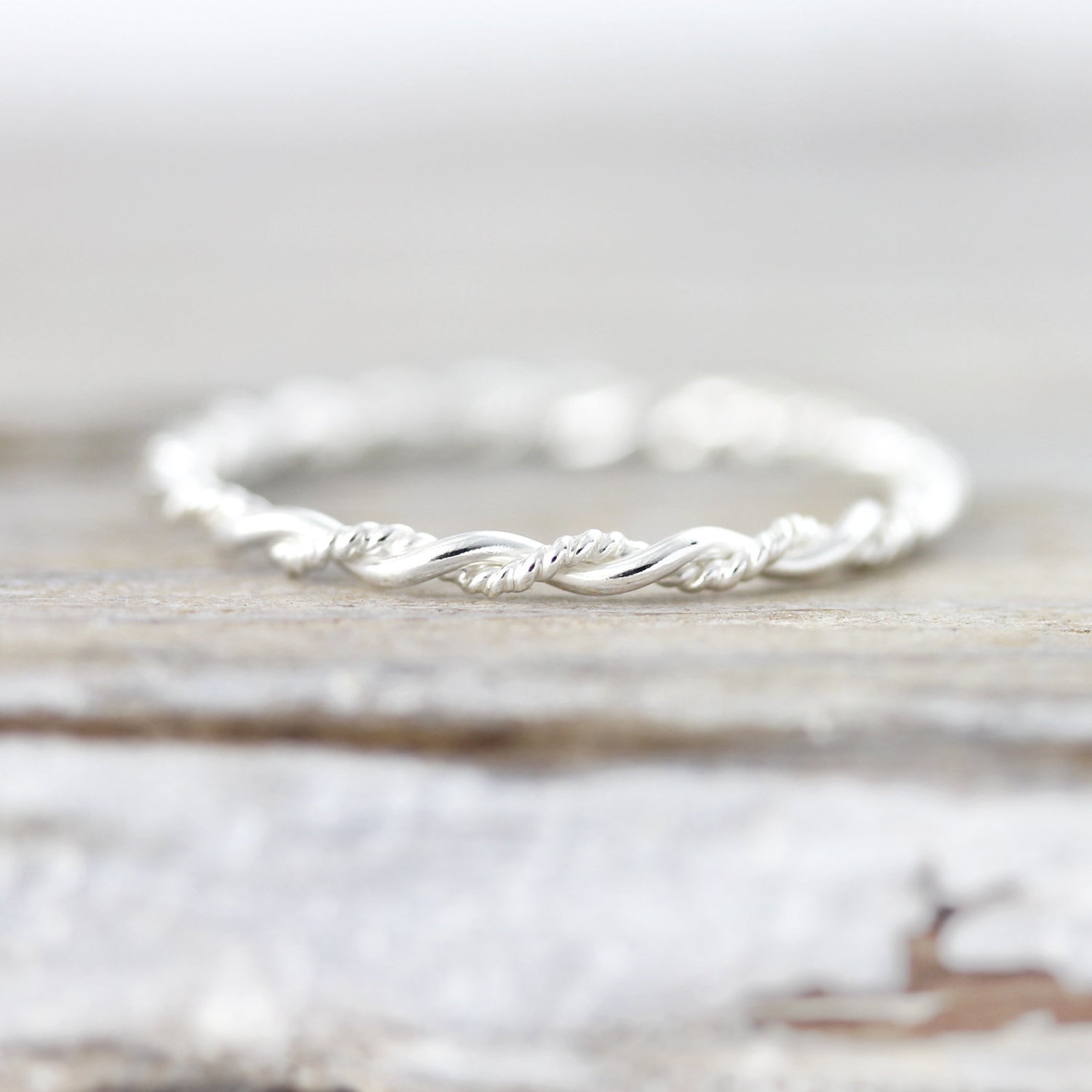 Two-Strand Twisted Ring