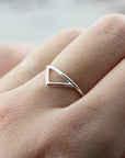 Empty triangle ring