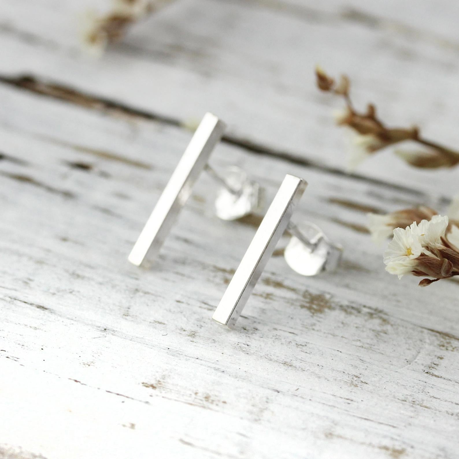 Boucles d'oreilles barres longues