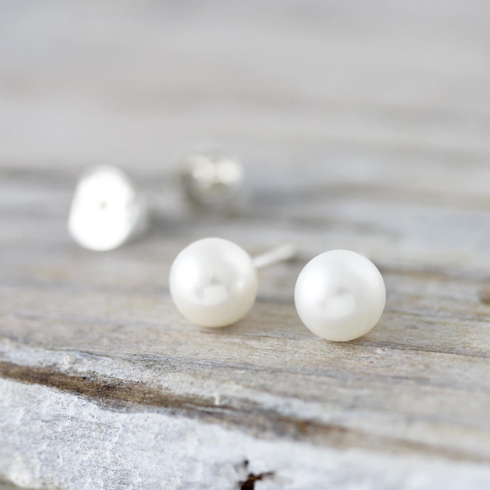 Pearl earrings