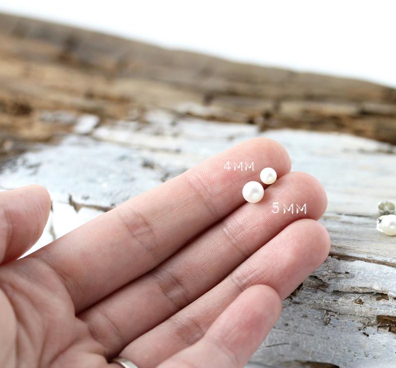 Pearl earrings