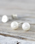 Pearl earrings