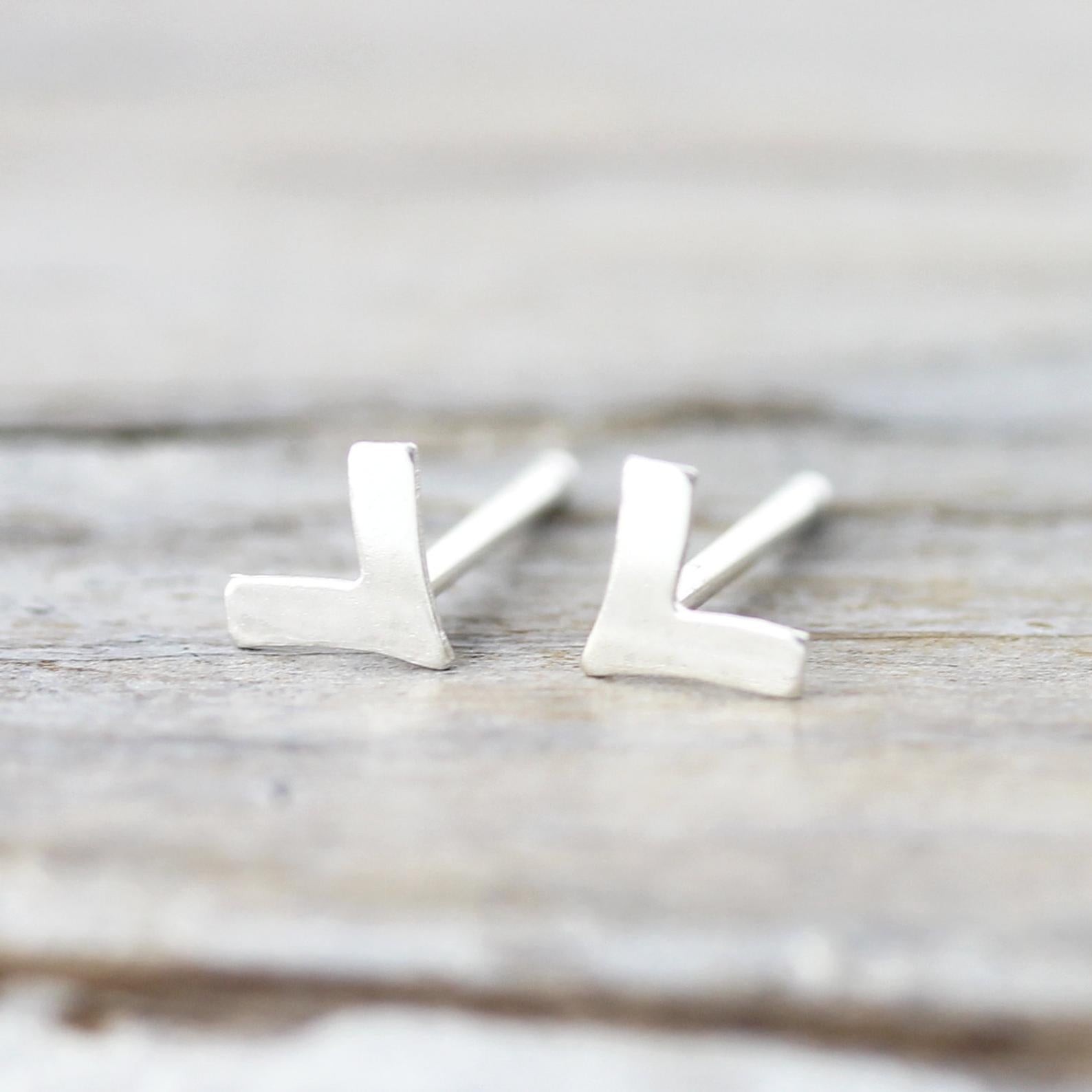 Boucles d'oreilles petits chevrons