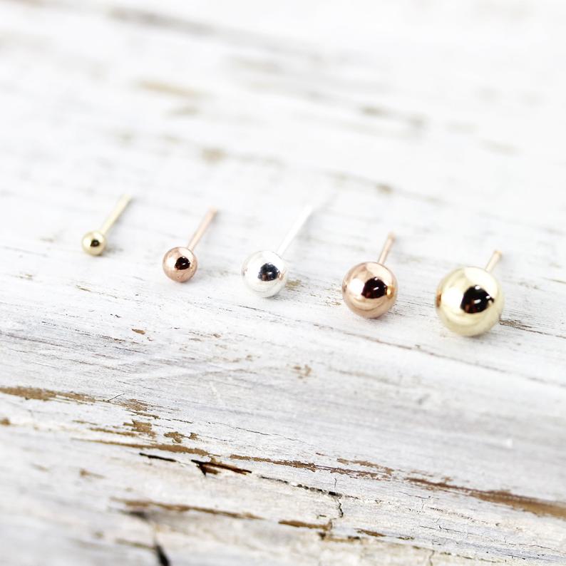 Boucles d'oreilles petits points