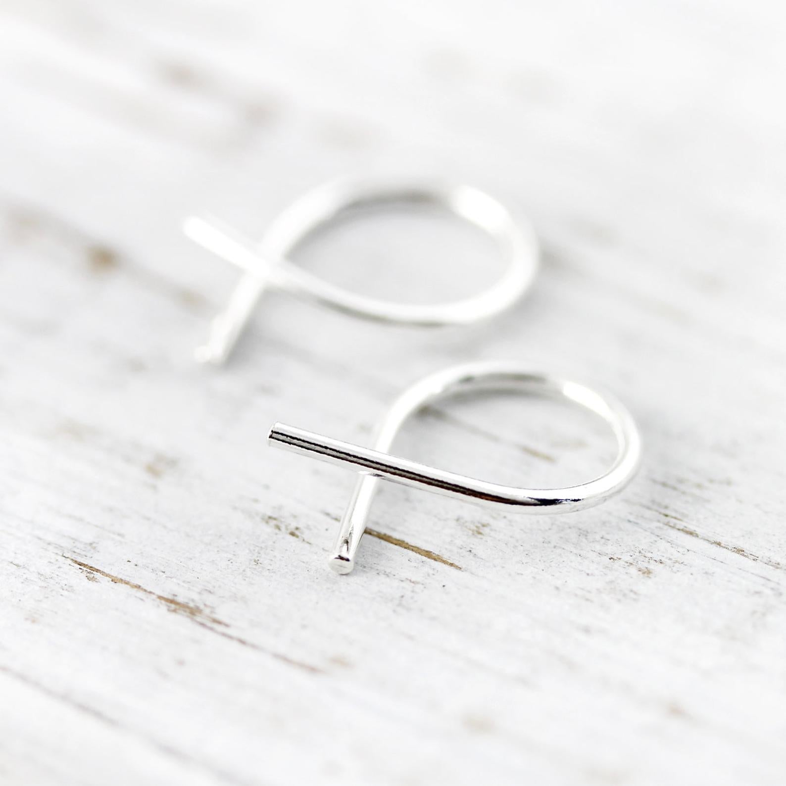 Boucles d'oreilles petits rubans