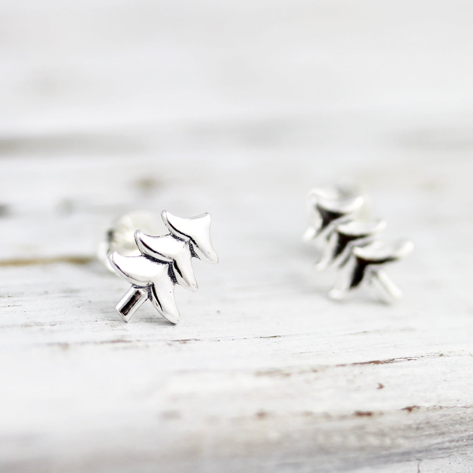 Boucles d'oreilles sapins