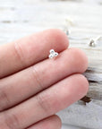 Boucles d'oreilles triple point