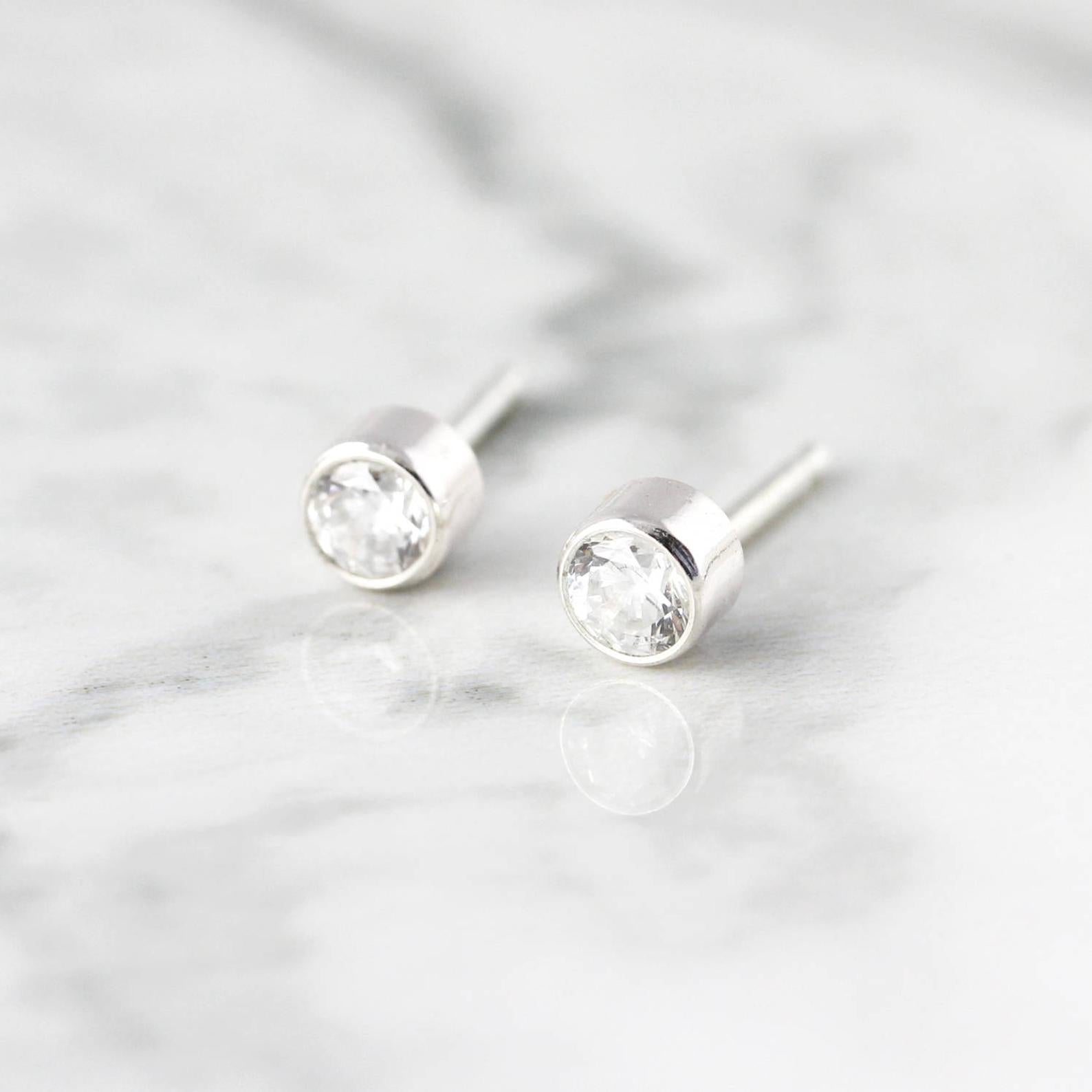Boucles d'oreilles zircons