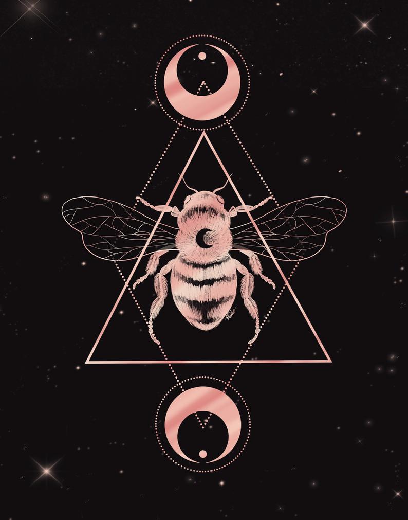 Illustration - Abeille céleste
