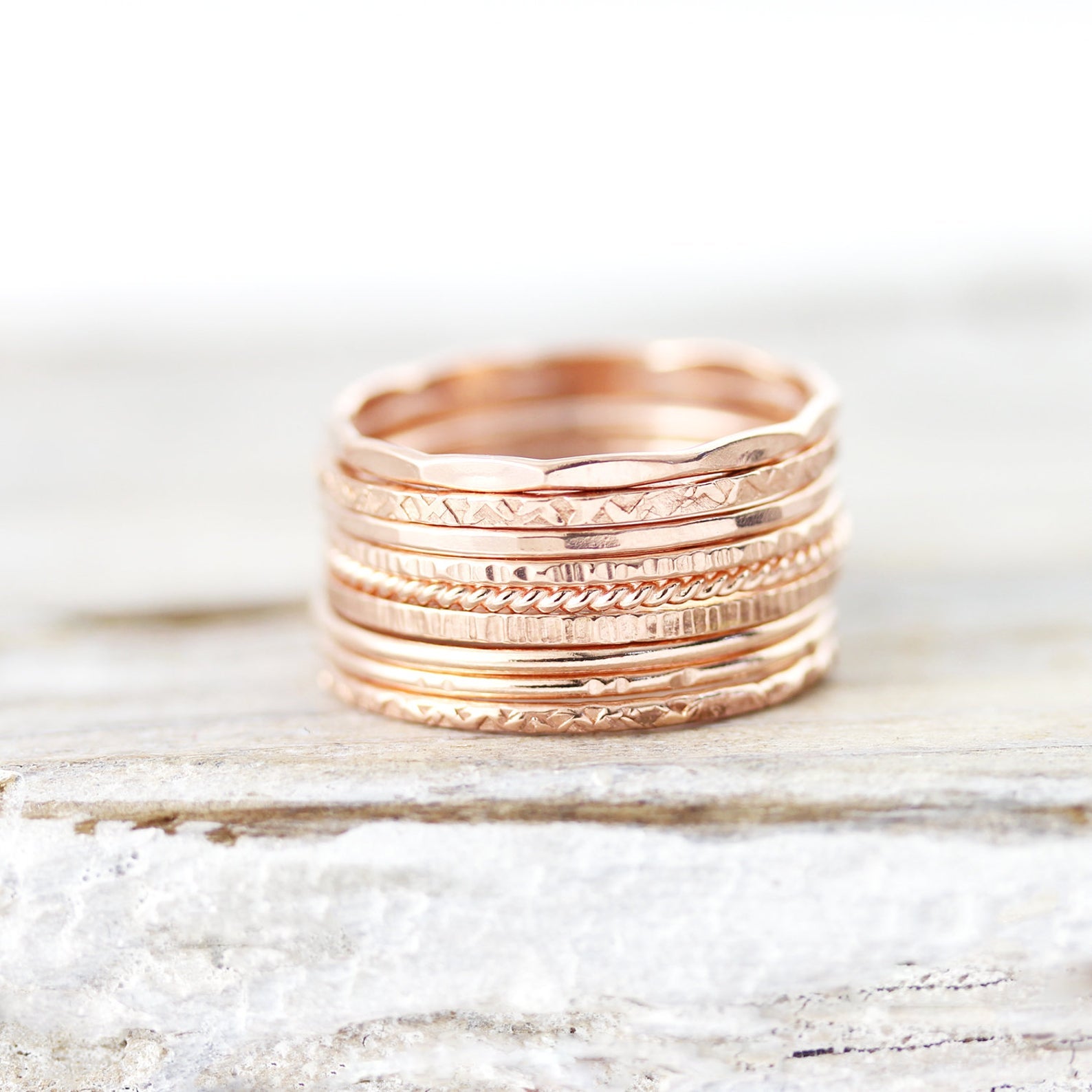 Choix de bagues extra fines 0.8mm