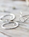 Ear Jackets circles earrings