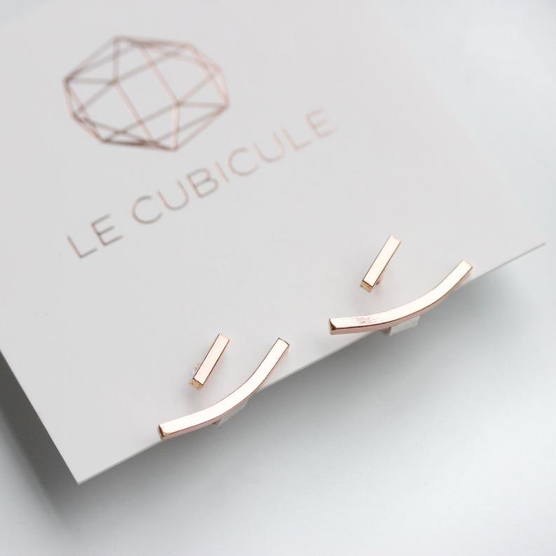 Boucles d'oreilles Ear Jackets perles ou barres