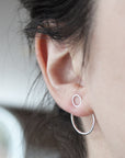 Boucles d'oreilles Ear Jackets cercles