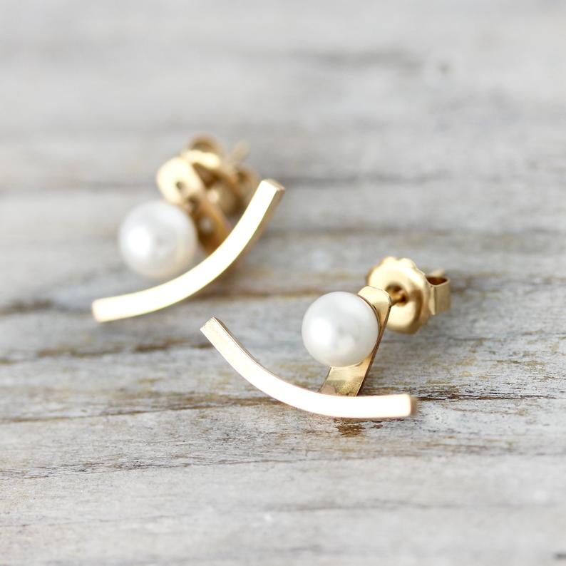 Boucles d'oreilles Ear Jackets perles ou barres