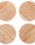 Set of 4 coasters - cross