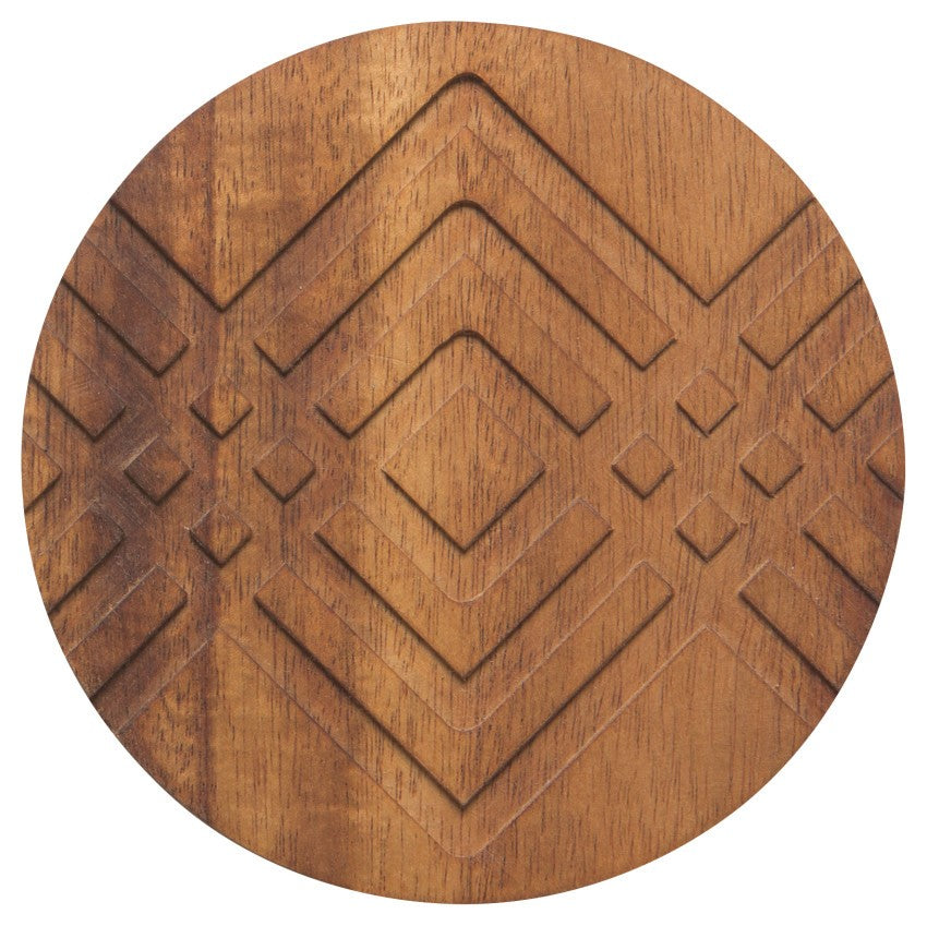 Set of 4 coasters - faceted