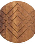 Set of 4 coasters - faceted