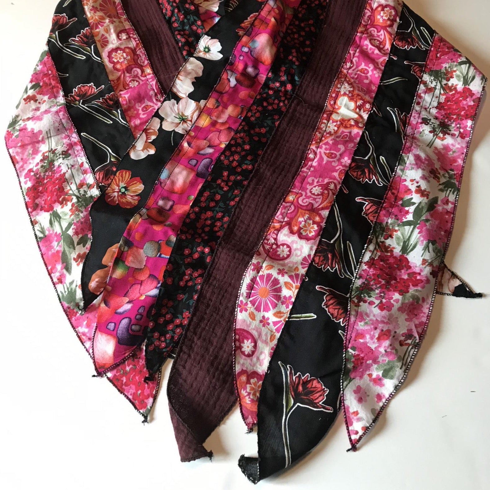 Foulard rose
