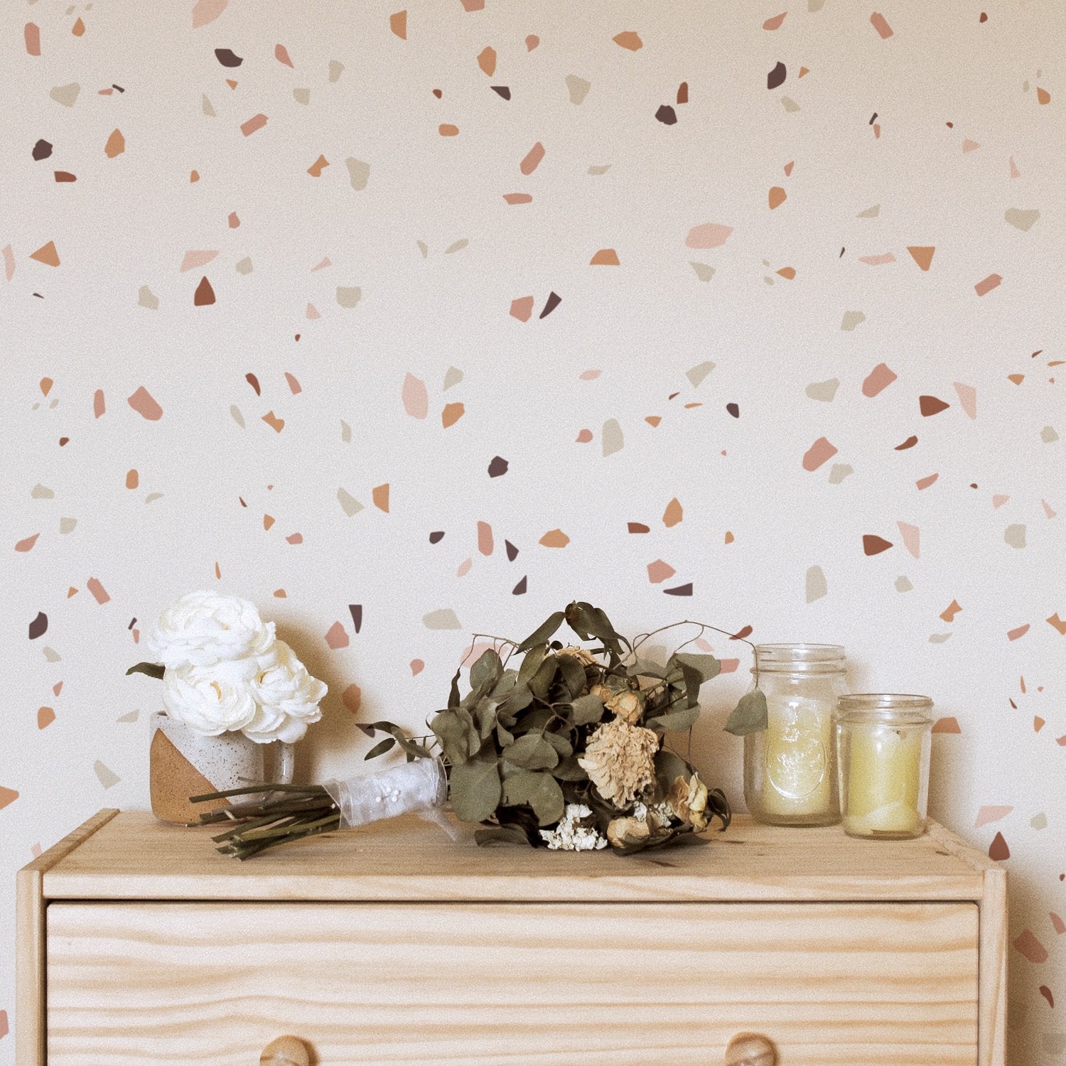 Wall stickers - Granito (pink or blue)