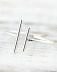 Open ring with two bars