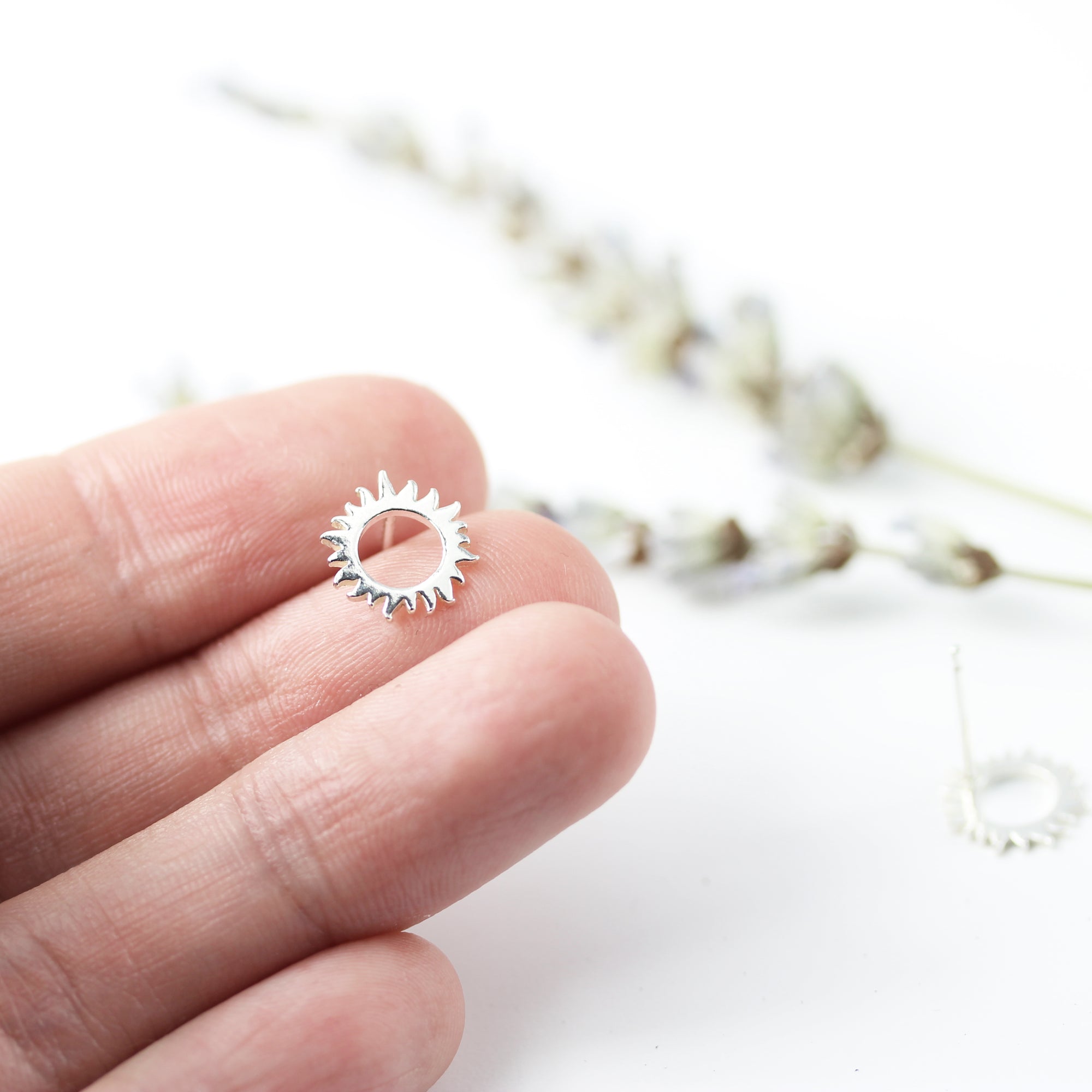 Boucles d'oreilles soleils