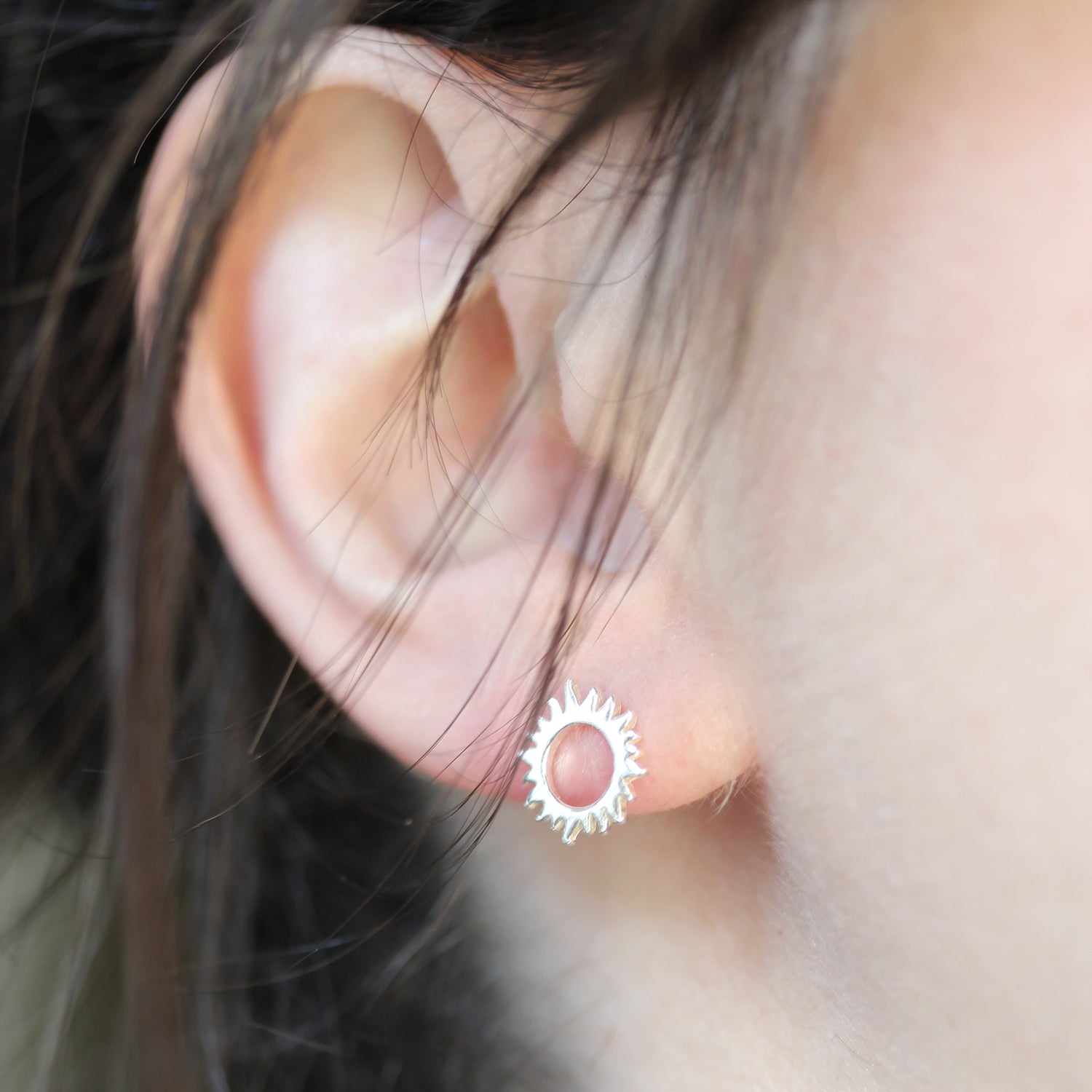 Boucles d'oreilles soleils