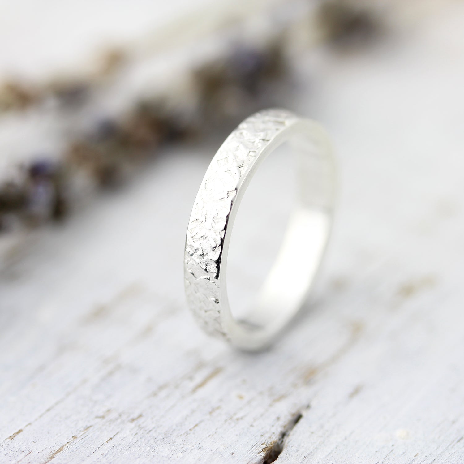 Chunky ring with printed pattern