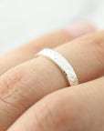 Chunky ring with printed pattern