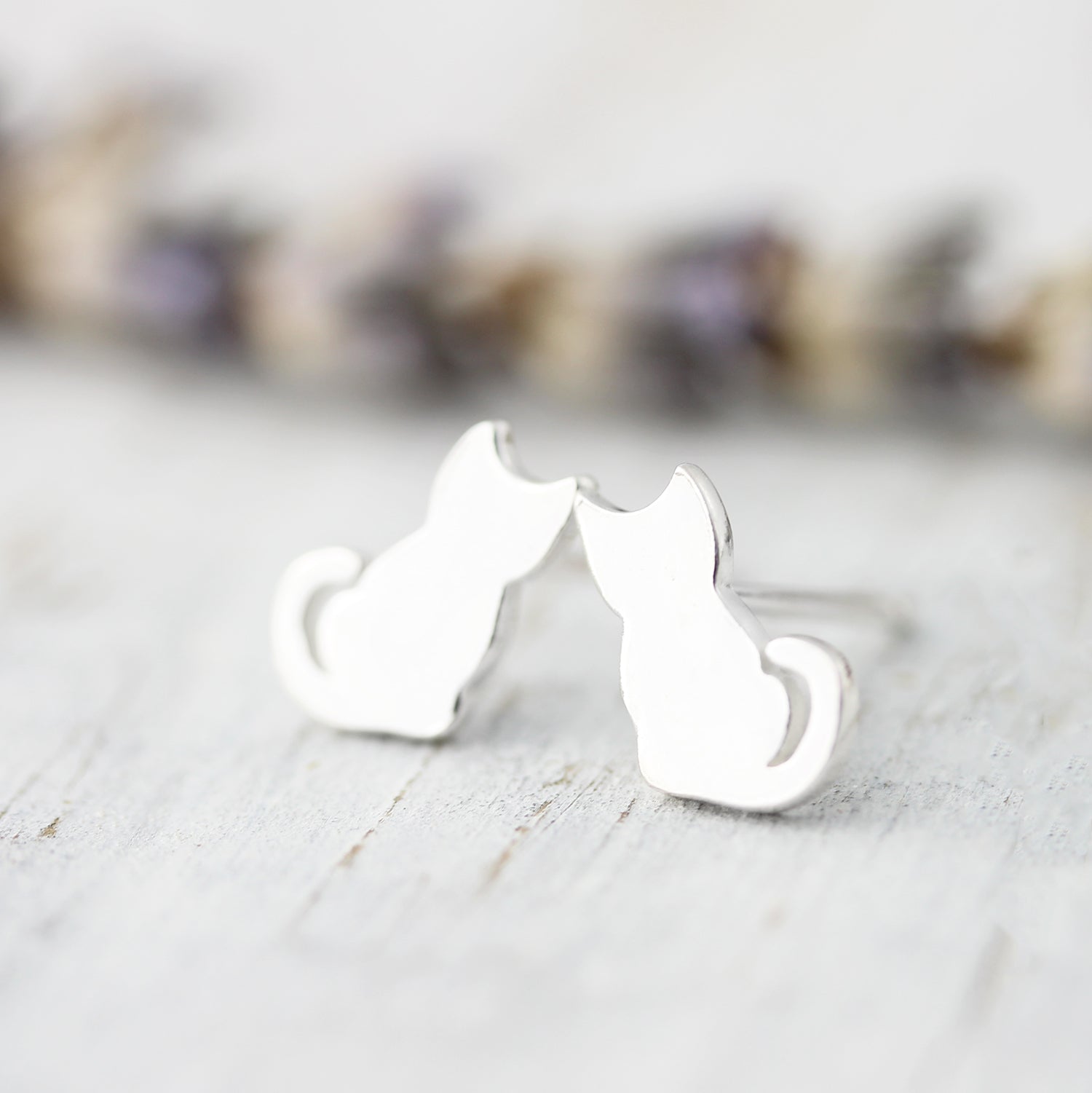 Boucles d&#39;oreilles petits chats