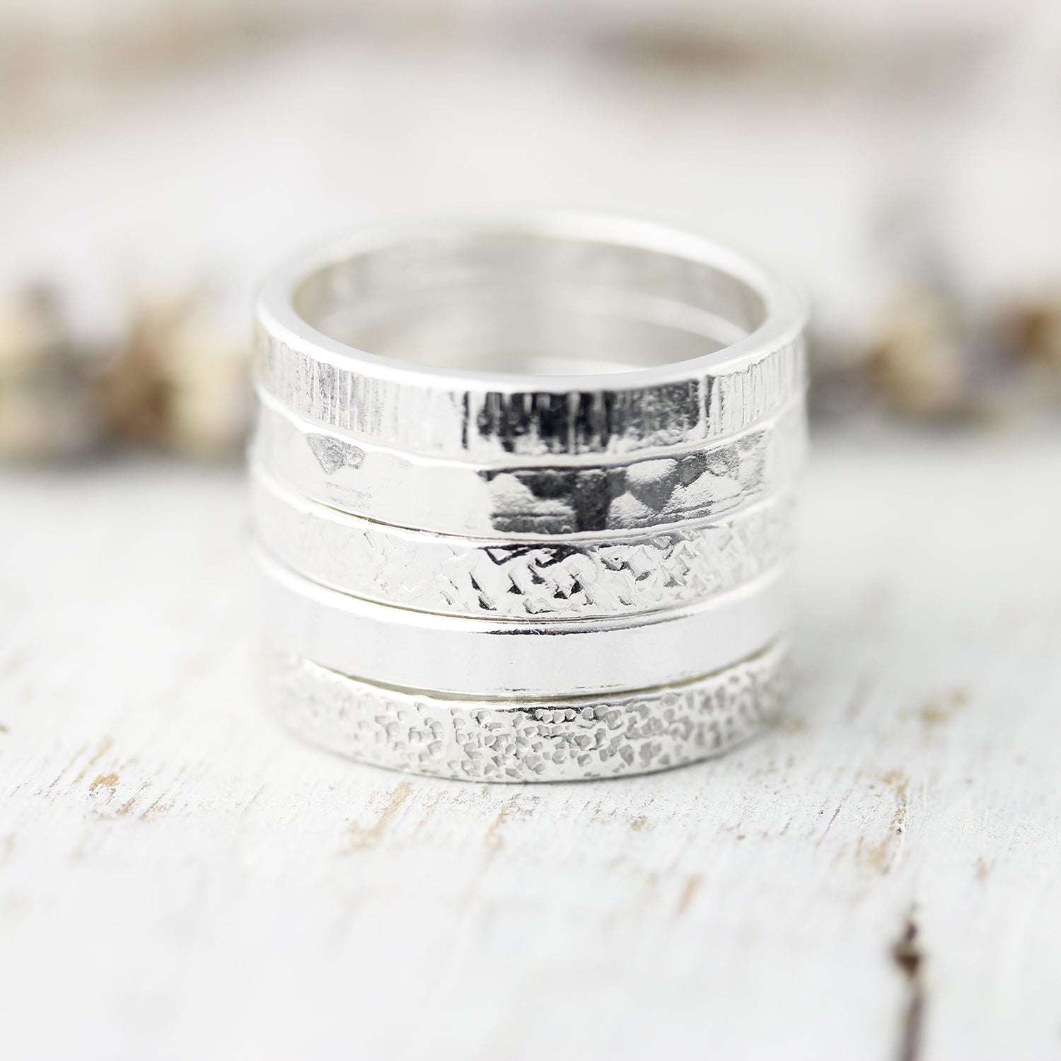 Chunky ring with printed pattern
