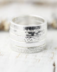 Chunky ring with printed pattern