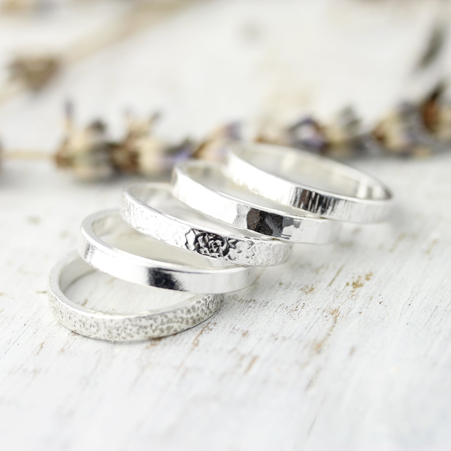 Chunky ring with printed pattern