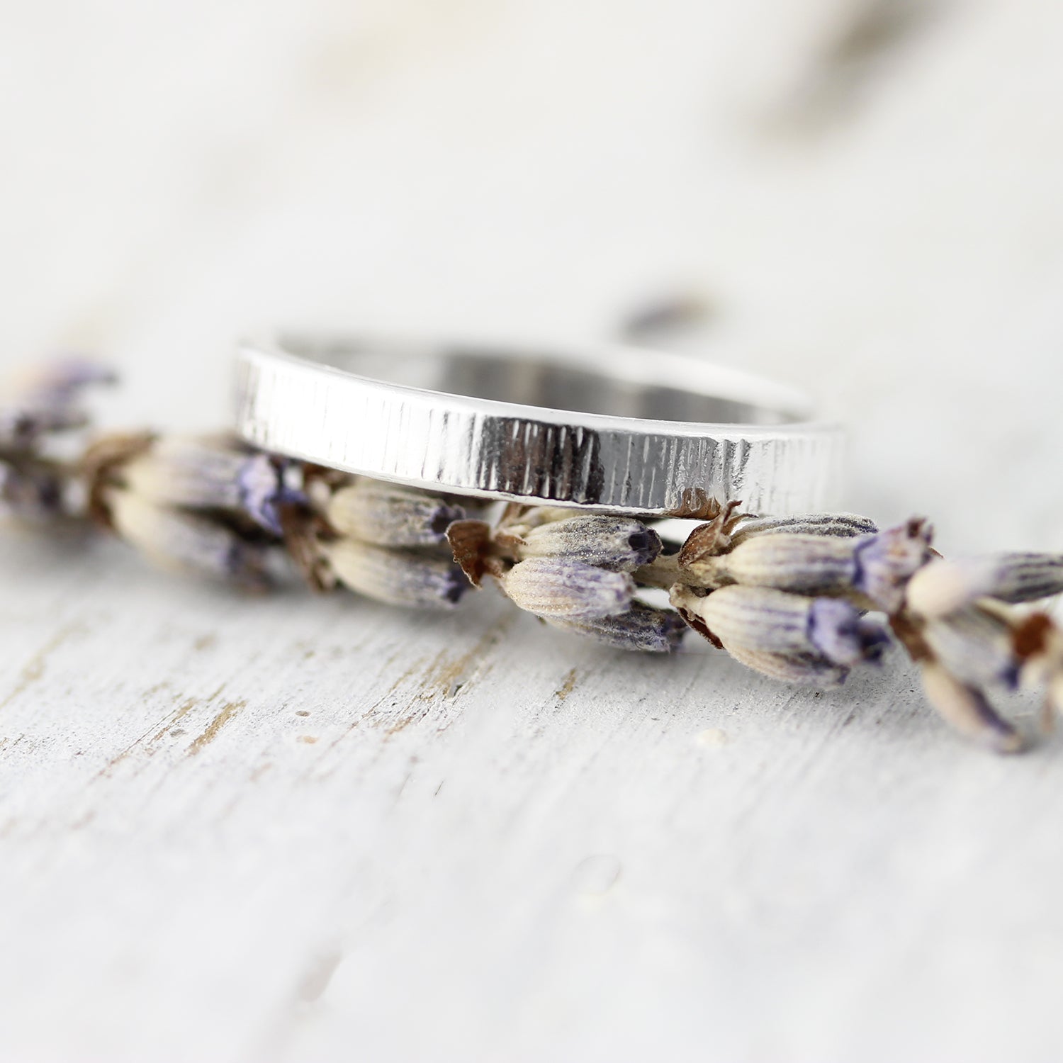 Bague chunky motif ligné