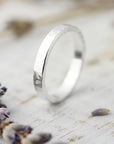 Bague chunky motif martelé