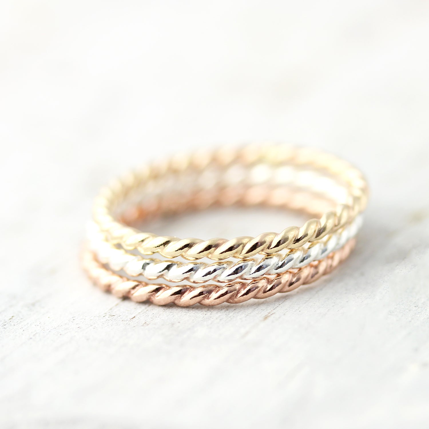 Wide twisted ring 1.6mm