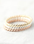 Wide twisted ring 1.6mm