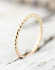 Wide twisted ring 1.6mm