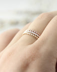 Wide twisted ring 1.6mm