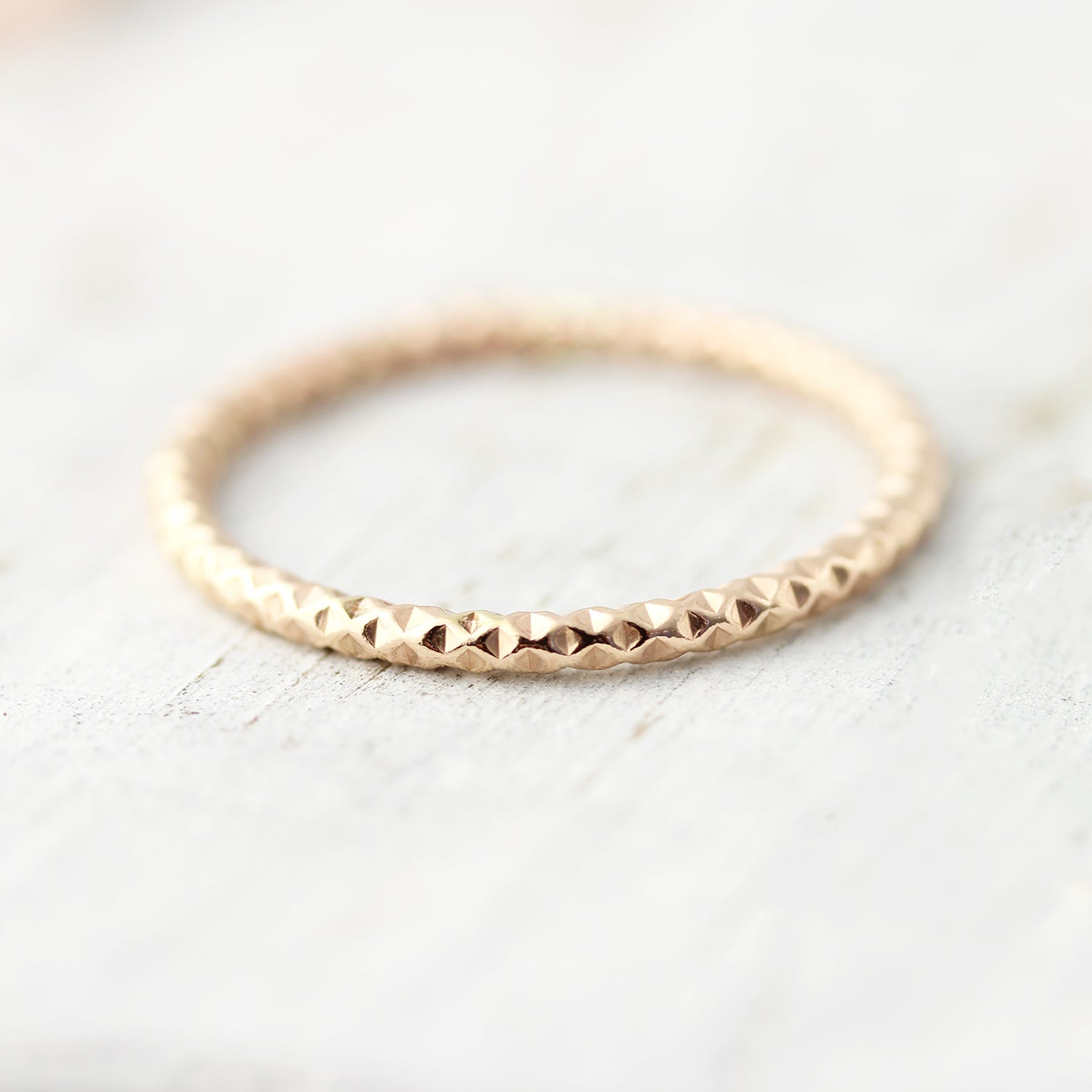 Bague large froissée 1.6mm