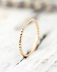 Bague large froissée 1.6mm