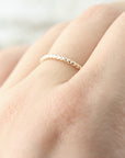 Bague large froissée 1.6mm