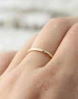 Bague large imprimée, bords arrondis 1.6mm