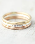 Bague large lignée, bords arrondis 1.6mm