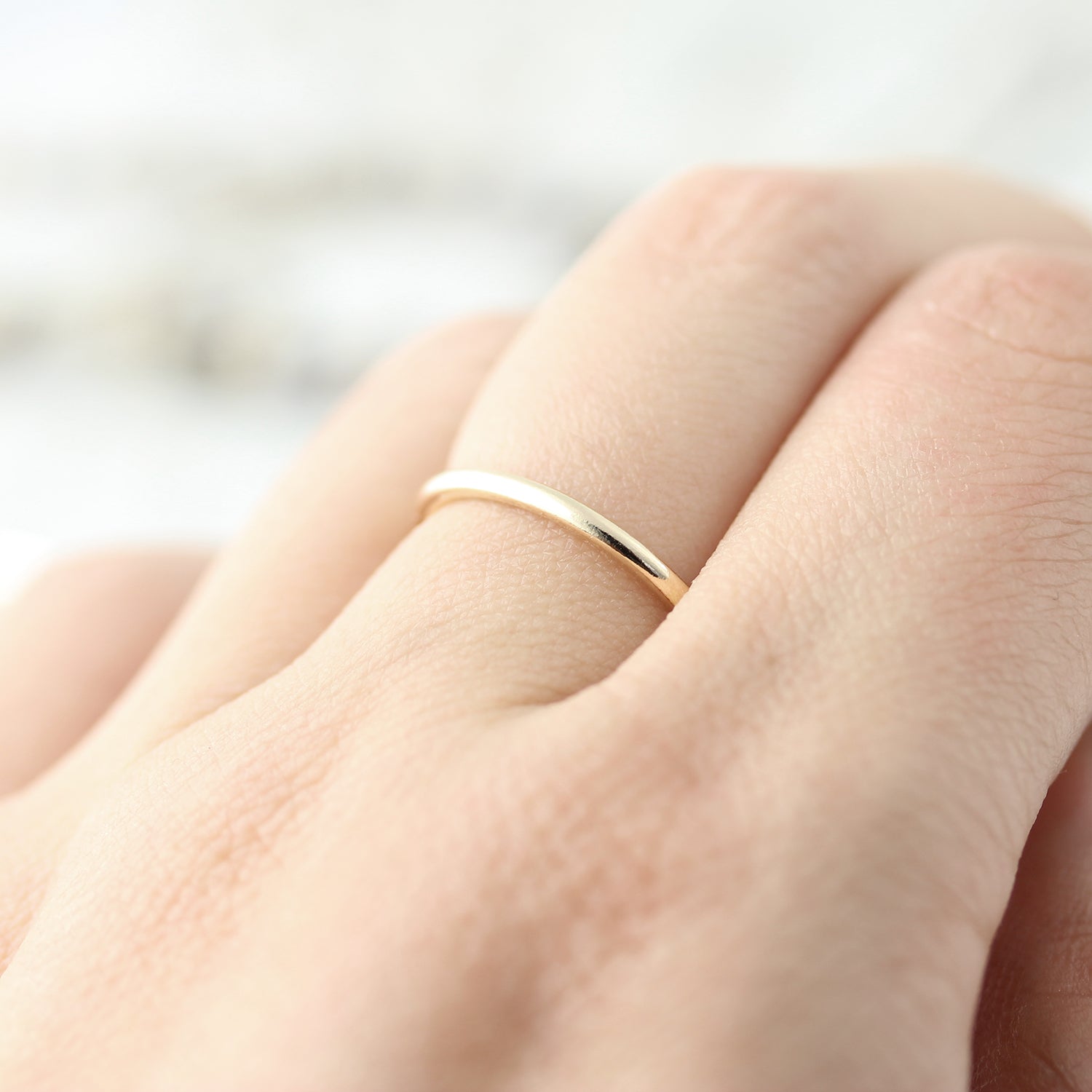 Wide smooth ring 1.6mm