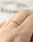 Wide dotted ring