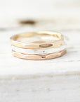 Bague large facettée 1.6mm