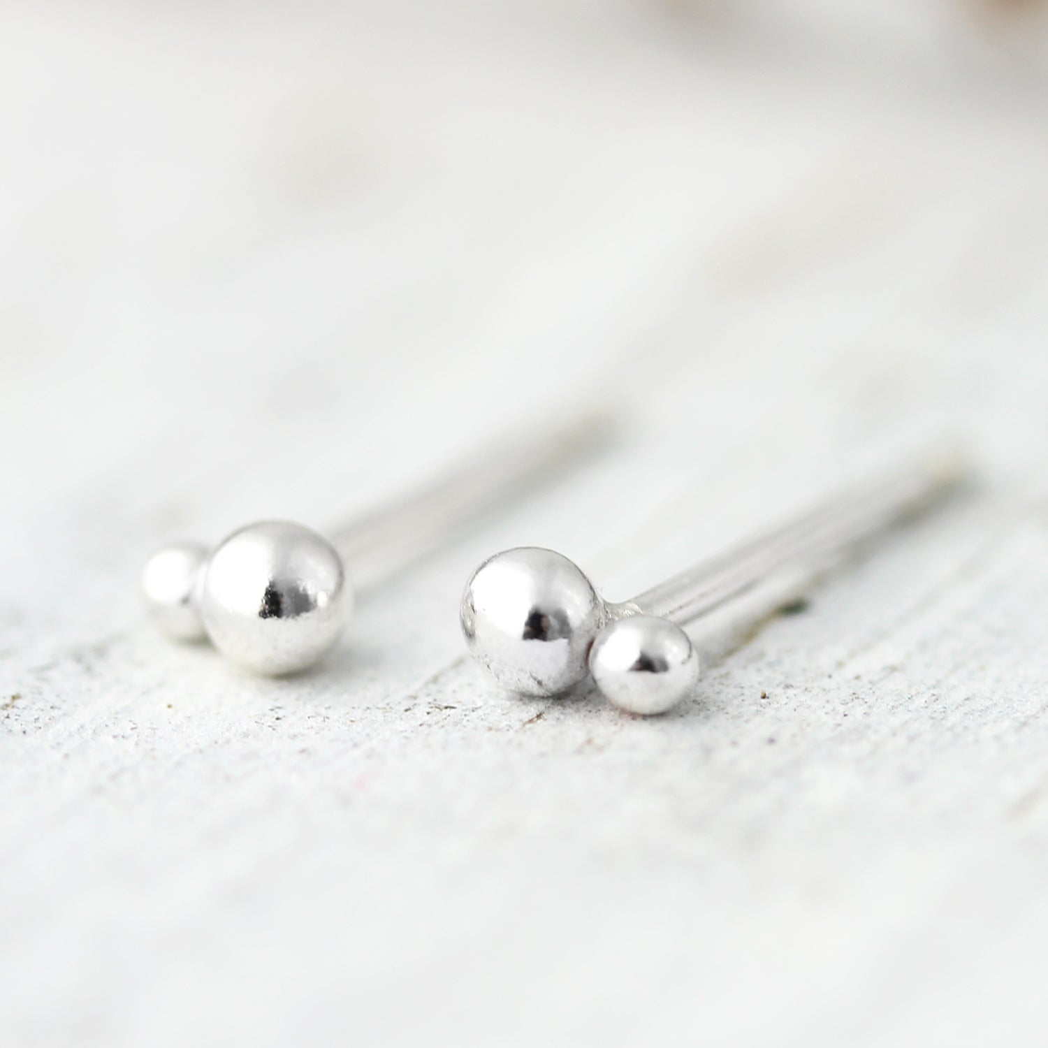 Boucles d'oreilles Deux points