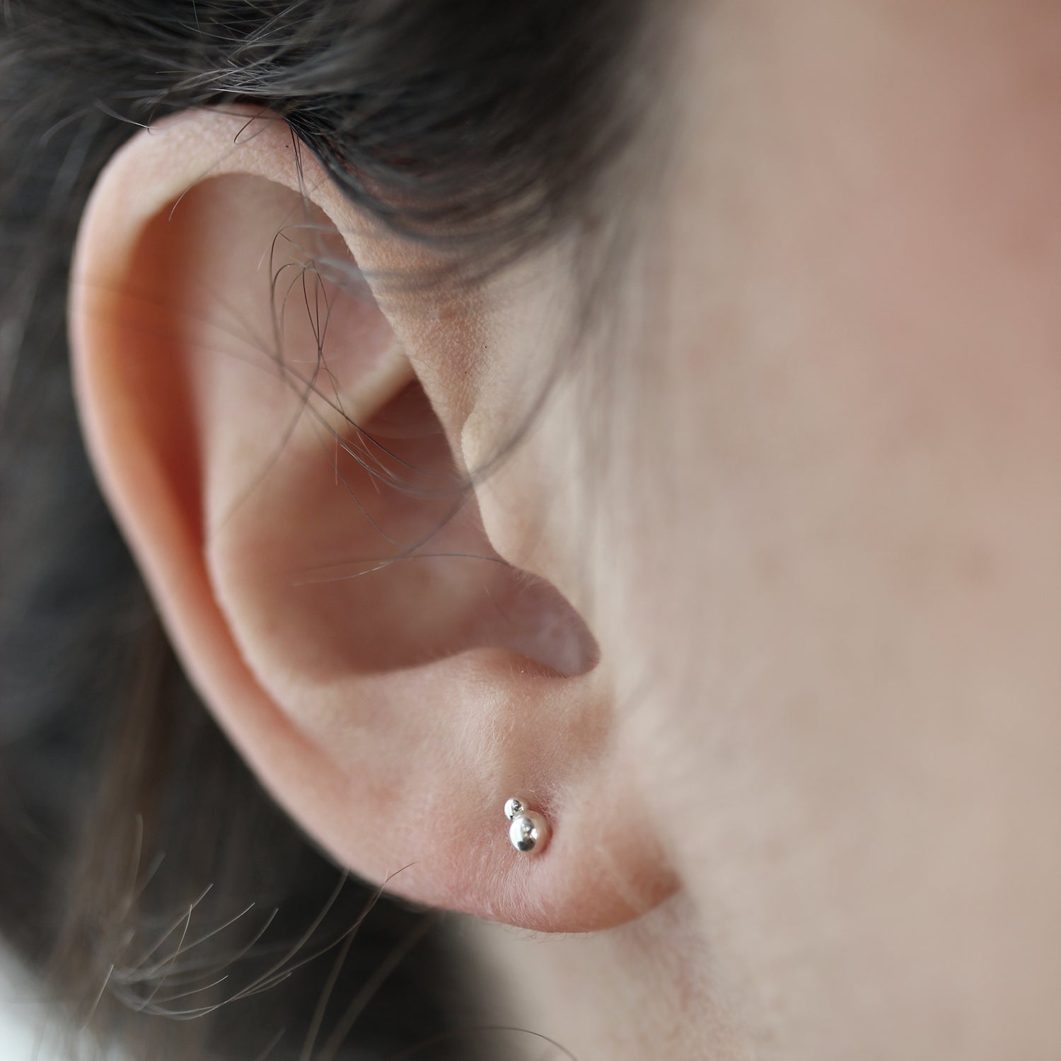 Boucles d'oreilles Deux points